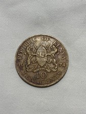 1974 10 kenyan cents