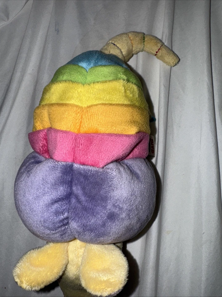 Gund Pelúcia Armadillo Rainbow Pride Edição Limitada HTF Webkinz Sem Código Bebê Raro - Imagem 3 de 4