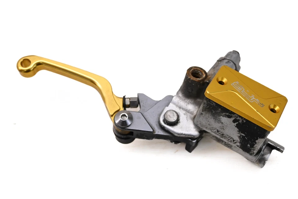 03 Kawasaki KLX400R cilindro maestro de freno delantero y palanca de repuesto Foto 2 de 4