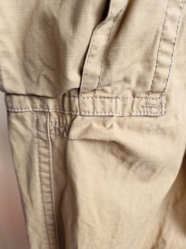 ABERCROMBIE & FITCH BAGGY PARATROOPER CARGO PANTS SIZE L TAN COLOUR RARE - Bild 20 von 24