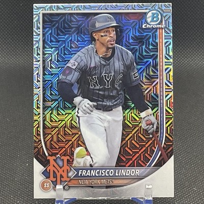 Francisco Lindor 2025 Bowman Chrome Mojo Refractor #86