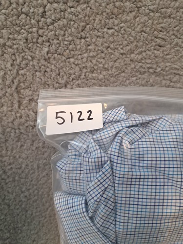 LOT OF 2 J Crew Button Shirts Mens XL Blue Plaid & Solid Flex Oxford Slim Fit - Picture 16 of 16
