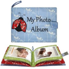 Baby Soft Photo Albums My First Family Album Soft Cloth Baby Photo Book My Blue