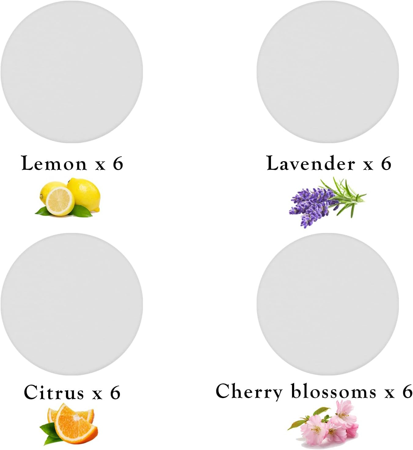 24 Pieces Replacement Steam Mop Scent Disc Practical Fragrance Scented Pads Frag