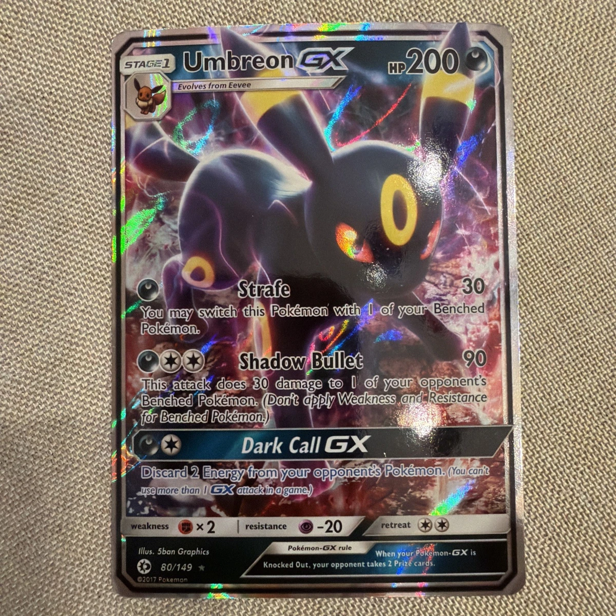 Umbreon Pokémon TCG Professional Sports Authenticator (PSA