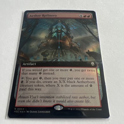 Aether Refinery (Extended Art) (Ripple Foil) Commander: Modern Horizons 3 Foil