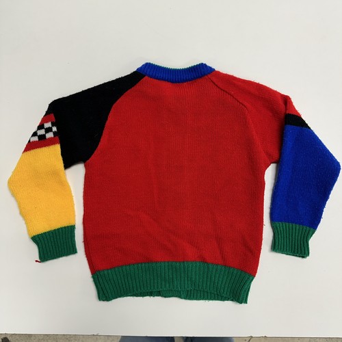 Vintage Jungen Grand Knitwear Größe 3T Cars Strickjacke Pullover Mehrfarbig - Bild 7 von 13