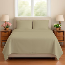 Sleeper Sofa 4 Piece Bed Sheet Set Premium Quality 100 Cotton 500 Thread Count,
