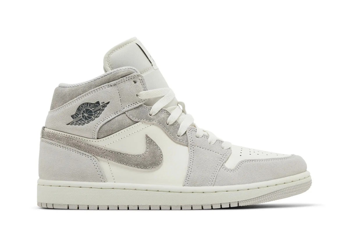 Jordan 1 SE Mid Neutral Grey Sail for Sale - Authenticity