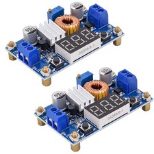2 Pack DC-DC 5A Buck Converter 4-38V to 1.25-36V Step-Down Voltage Regulator...