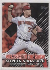 2022 Topps Series 1 Welcome to the Show Black 152/299 Stephen Strasburg 0s23