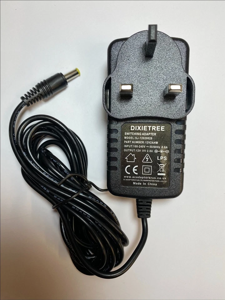 Ersatz für 12 V AC/DC Adapter Ladegerät für Modell W&T-AD1812A120100K MBC12V