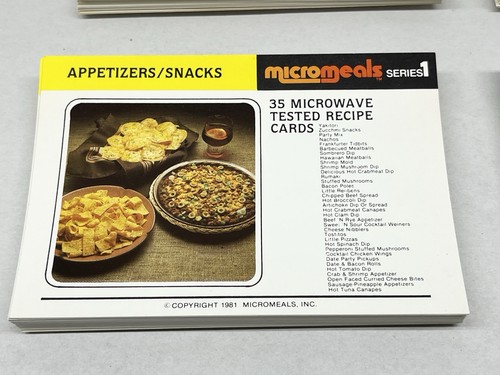 Vintage CW Post Metal Recipe Box With 1981 Micromeals Recipe Set - 2 For 1 Deal! - Picture 9 of 18