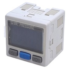 SMC ISE30A-N01-P Digital Pressure Switch PNP, 1/8 NPT, -0.1 to 1MPa Range