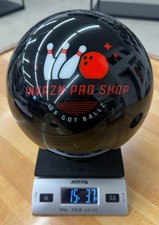 KRSF 15LB INVAZN PRO SHOP USED SPARE BOWLING BALL, PROFESSIONALLY PLUGGED