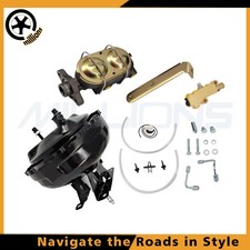 For 1973-1992 C10 K10 Chevy Truck Power Brake Booster Master Disc Drum Valve Kit