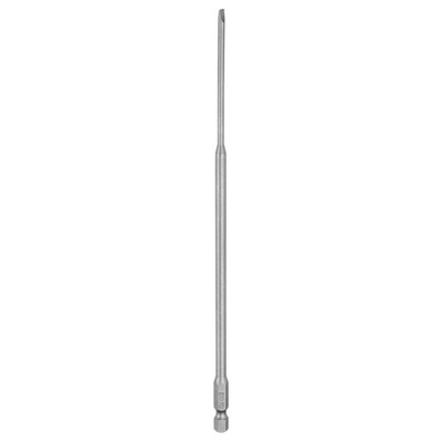 SL3 Slotted Screwdriver Bits 1/4'' Hex Shank Flat Screw Driver 200mm (7.8'') Long