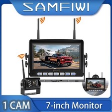 Wireless RV Backup Camera System  7-inch Display, Installation, Plug-and-Play