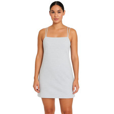 Lulus Beige Bodycon Minimalist Chic Sleeveless Slip Dress Womens Large