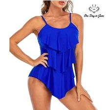 Zando Layered One Piece Swimsuit Size XXL