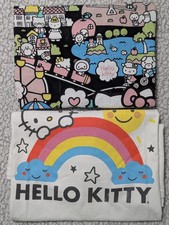 Sanrio Hello Kitty Lot Of 2 T-Shirts, L and XL, Rainbow  Carnival