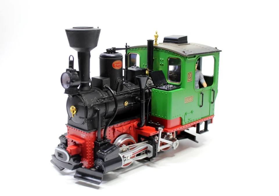LGB 20212 Lehmann Garden Railway G Gauge Steam Locomotive 0-4-0 Green No 2 - Image 2 of 4