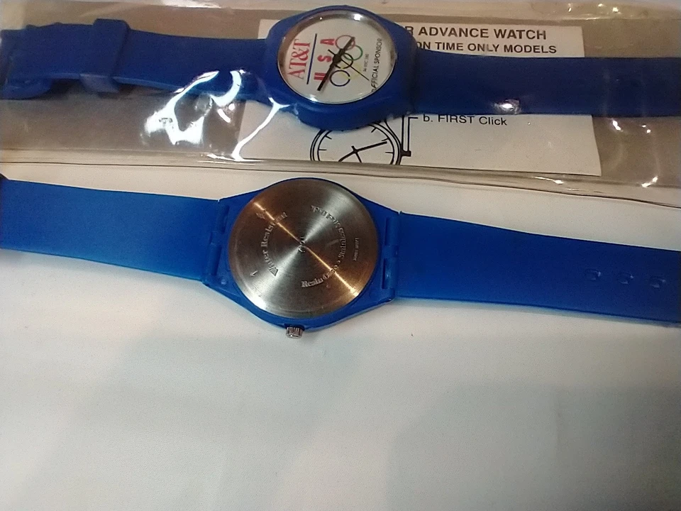 Juego de 2 relojes olímpicos Atlanta 1996 vintage Foto 2 de 3