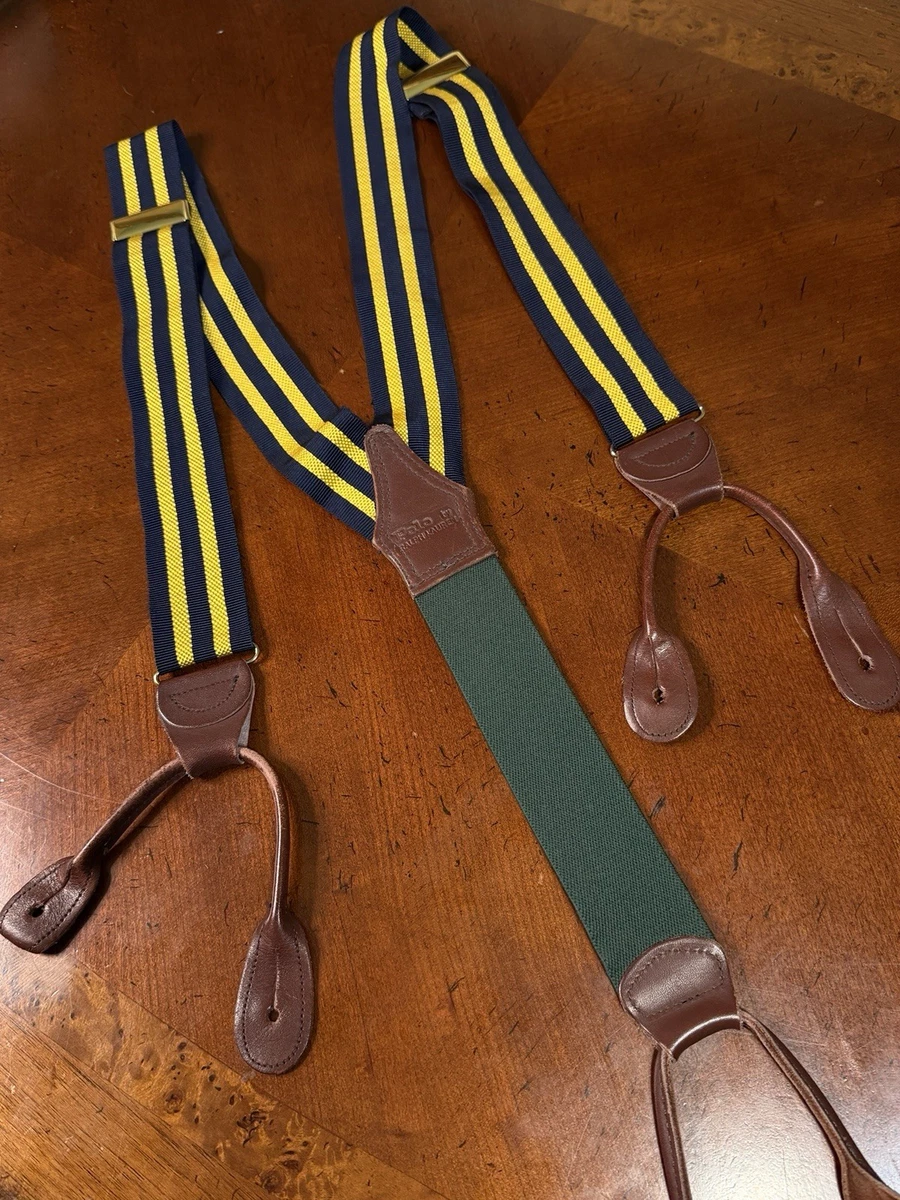 Polo Ralph Lauren 100% Silk Suspenders for Men for sale | eBay