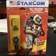 Vintage Coleco StarCom Action Figure SGT. Von...