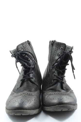 CHARMOSA Patucos con cordones Mujeres Talla EU 38 negro look casual - Imagen 2 de 5