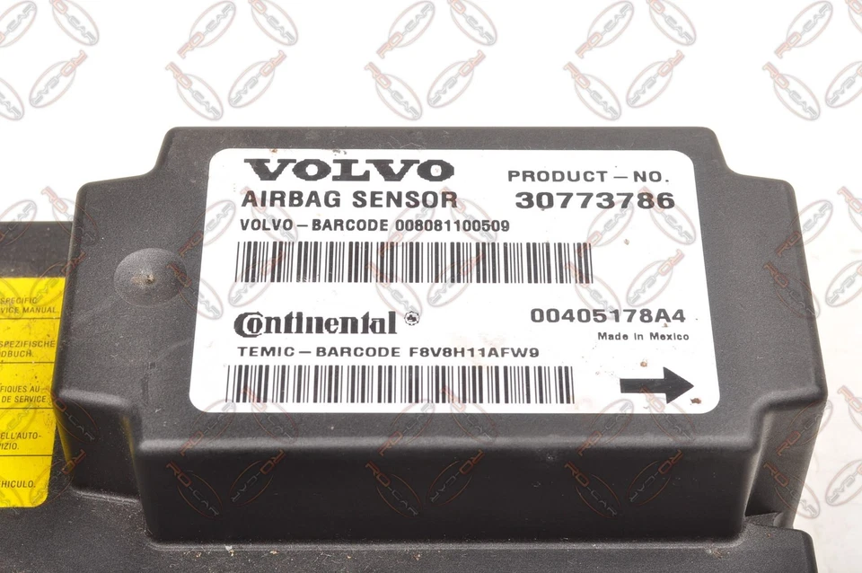 VOLVO C30 Sensore Airbag Centralina 30773786 - Immagine 2 di 4