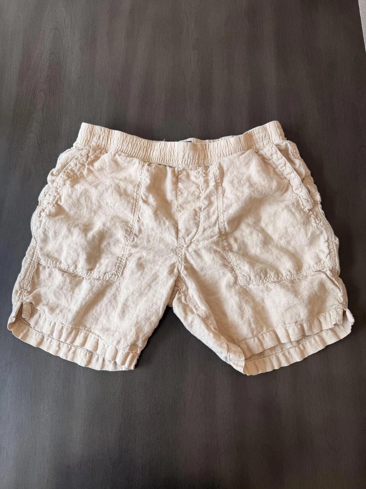 Todd Snyder Shorts Mens Medium Beige 100% Linen Drawstring Elastic Waist Casual
Opens in a new windo