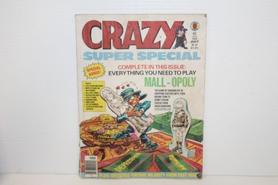 Crazy Super Special July 1980 Mall-Opoly Marvel Magazine Satire