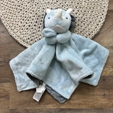 Carters Blue Rhino Plush Lovey Security Blanket 2021
