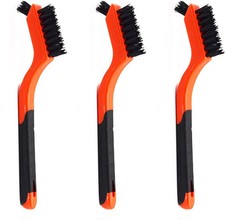 3pcs Nylon Cleaning Brushes Small Wire Brush Set for Cleaning Rust Removal in