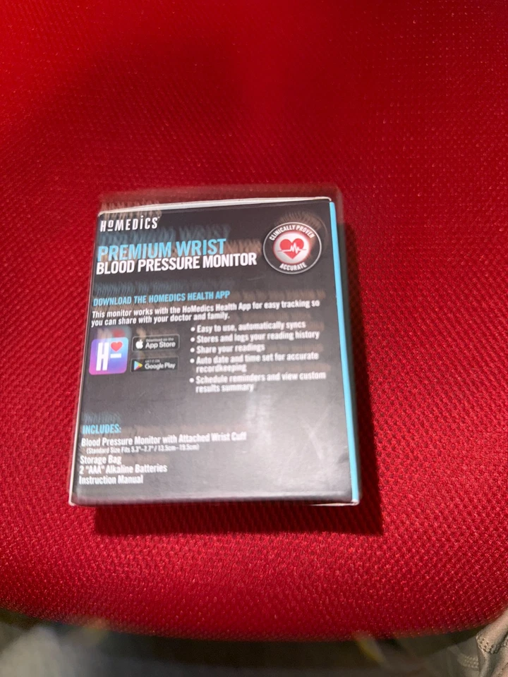 Monitor de presión arterial HoMedics Wrist serie 600 - digital, portátil, preciso Foto 2 de 4