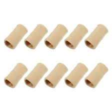 VOCOSTE 10 Pcs Breathable Finger Sleeves, Thumb Braces Support Elastic Compre...