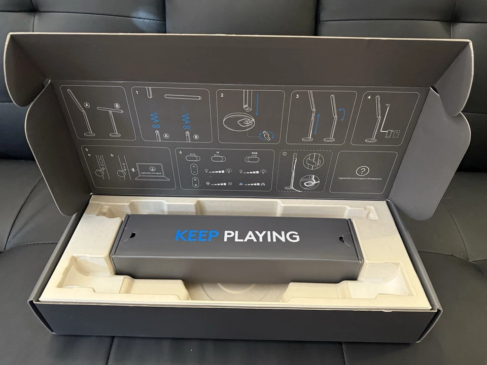 2 - Logitech G Litra Beam LX - LED RGB Premium de doble cara - Luz clave de transmisión Foto 4 de 4