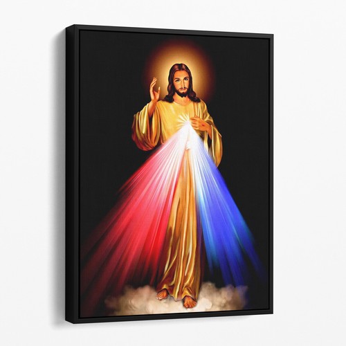 Jesus Christ Divine Mercy Christian Bible God Canvas Wall Art Print - Picture 4 of 7