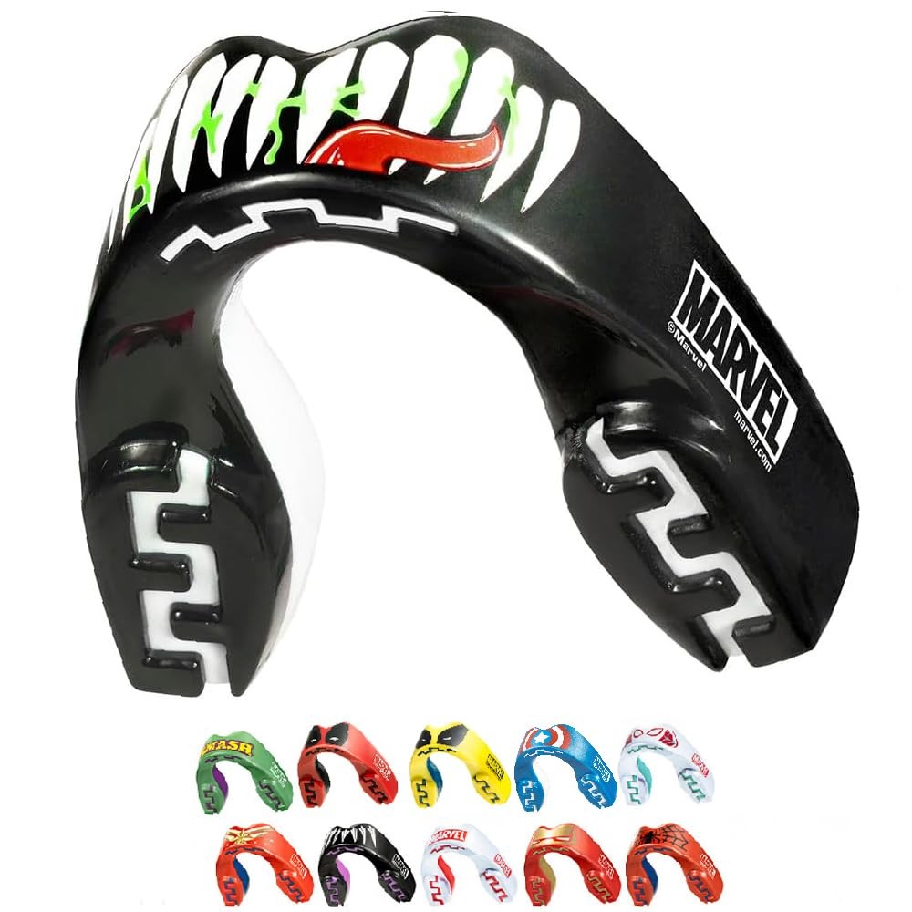 Marvel Venom Paradenti Sportivo Adulti e Bambini - Protezione Professionale