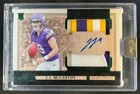 2024 Panini One JJ McCarthy Rookie Dual Patch Auto Green RC #/49 Vikings