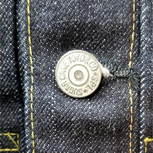 Giacca denim SUGAR CANNA 1953 SC11953 14,25 oz Selvedge tipo II prodotta in Giappone nuova - Foto 8 di 18