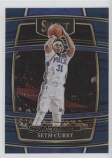 2021-22 Panini Select Concourse Blue Prizm Seth Curry #84 13kx