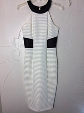 Guess Bonita Sleeveless Midi Dress Size Small Lined Form Fitting Office Siren