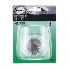 Danco Clear Acrylic Bathroom Faucet Handles for Delta Hot/Cold