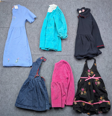 Vintage Kids Clothing Lot Girls Dresses Assorted Sizes McKids OshKosh Retro 90s