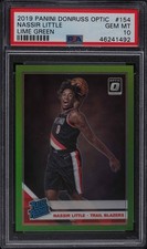 2019 Donruss Optic Lime Green Nassir Little ROOKIE /149 #154 PSA 10 GEM MINT
