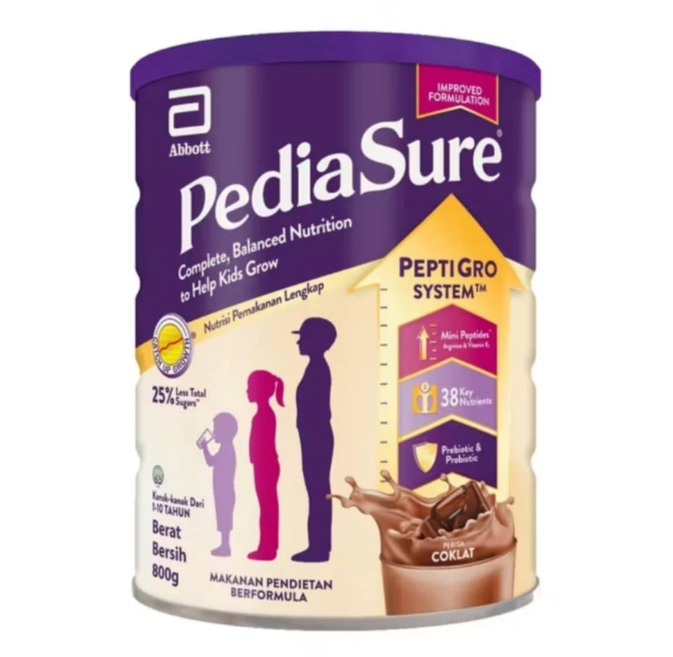 Abbott PediaSure Complete Nutrition Growth 1-10 Years Chocolate 1 X 800g - Image 2 of 4
