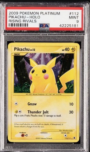Pikachu 112/111 Rising Rivals Holo
