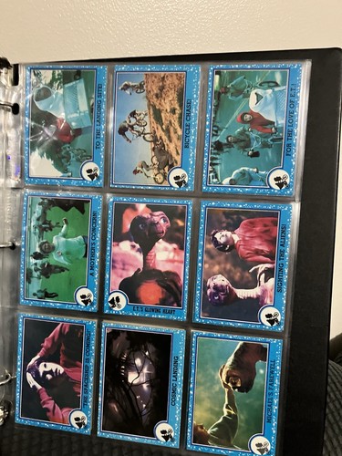 TOPPS 1982 E.T. THE EXTRA-TERRESTRIAL COMPLETE 87-TRADING CARD Set + STICKERS - Picture 9 of 15
